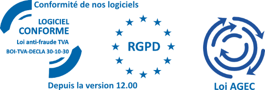 Logiciel certifié BOI, RGPD et AGEC