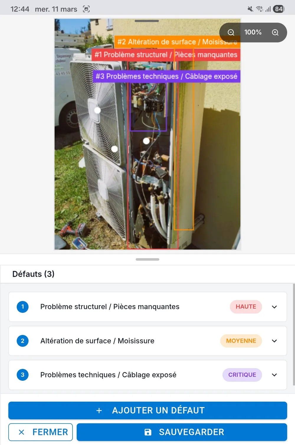 Éditeur de défauts Mobi Scan