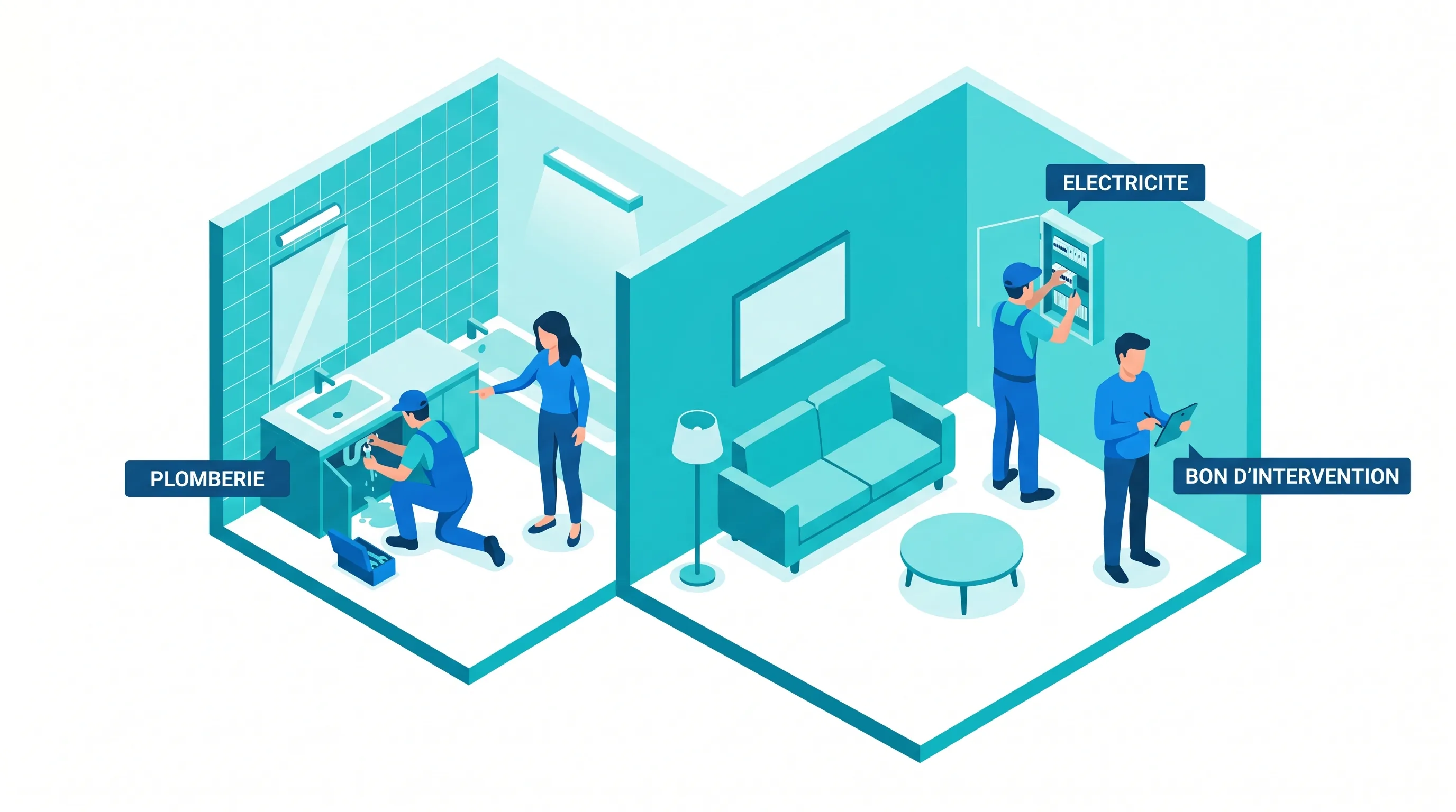 Depannage logement locataire avec Mobi Next