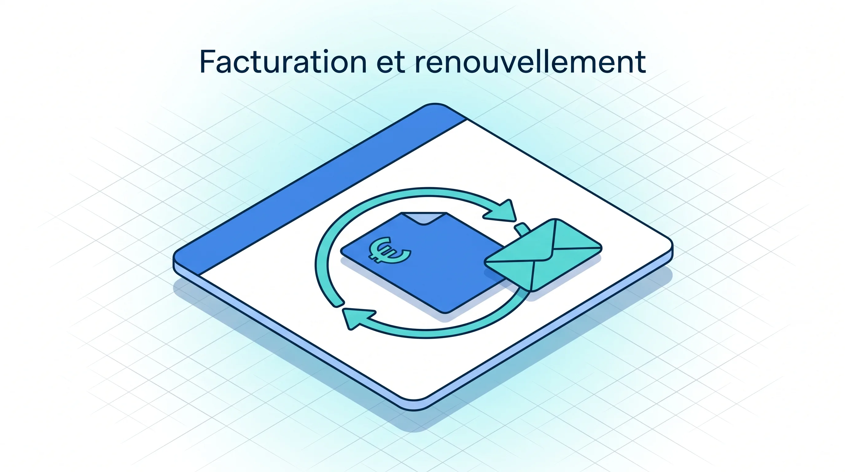 Service 9000 : facturation et renouvellement automatique des contrats de maintenance, envoi des avis de renouvellement