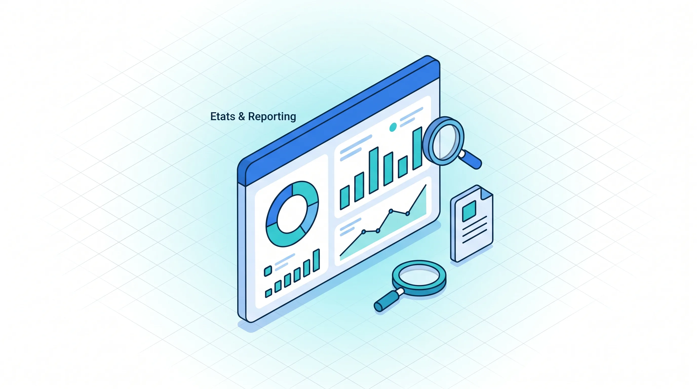 Logiciel de gestion des interventions Service 9000 : états et tableaux de bord interactifs, reporting personnalisable de l'activité maintenance et SAV.