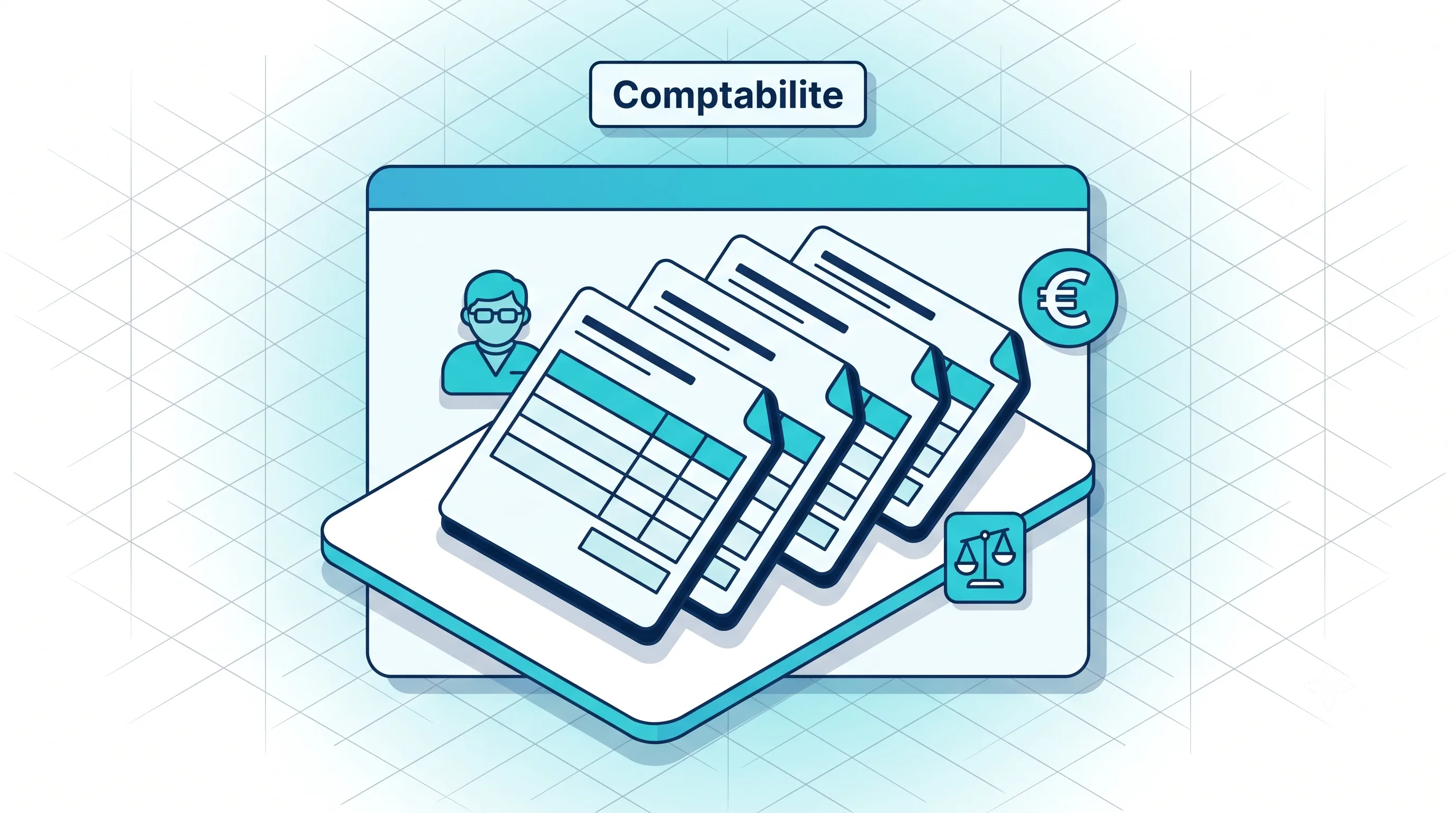 Service 9000 : consultation des états comptables, journaux des ventes, achats, encaissements et balance clients