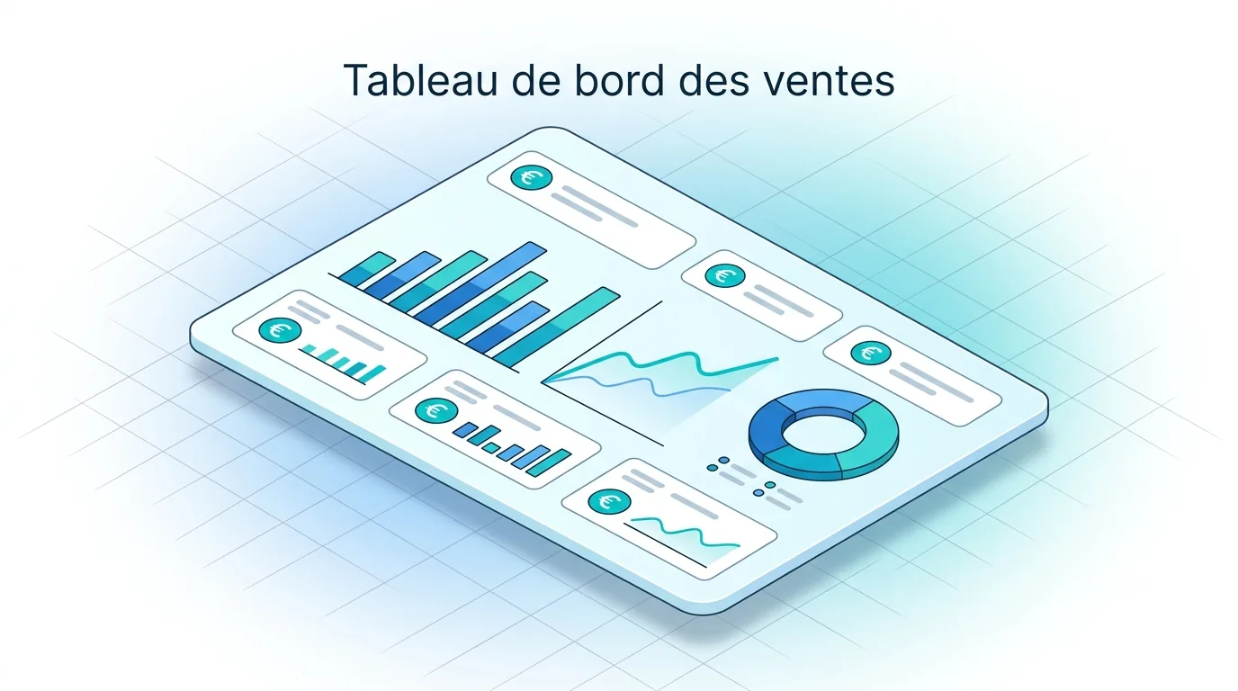 Service 9000 : tableau de bord des ventes en temps réel, CA, marge par famille et fournisseur, comparatif N/N-1
