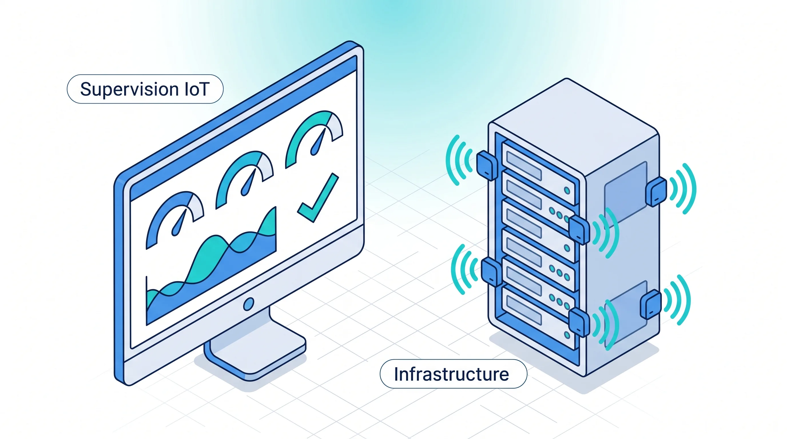 Supervision IoT de l'infrastructure informatique avec Service 9000 (monitoring serveurs)