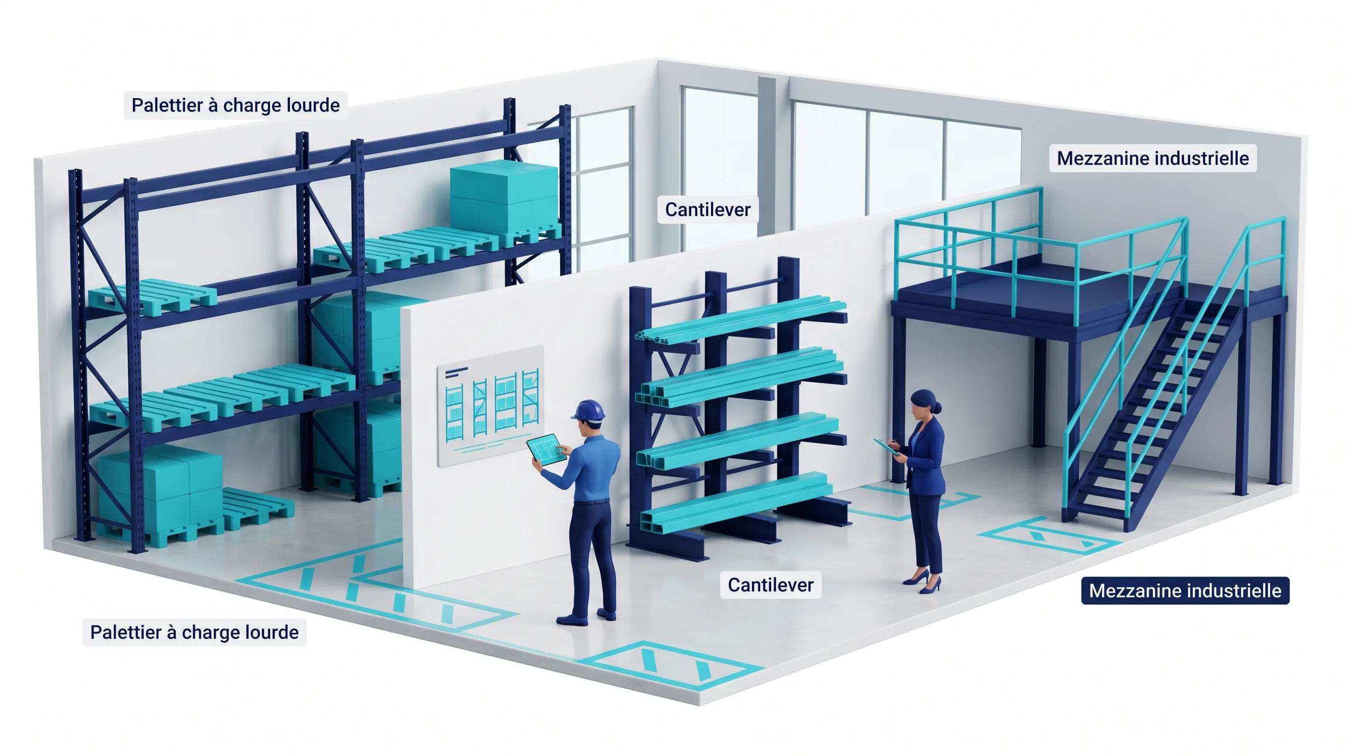 Logiciel GMAO Rayonnage & Magasin — installation, sécurité, contrôle