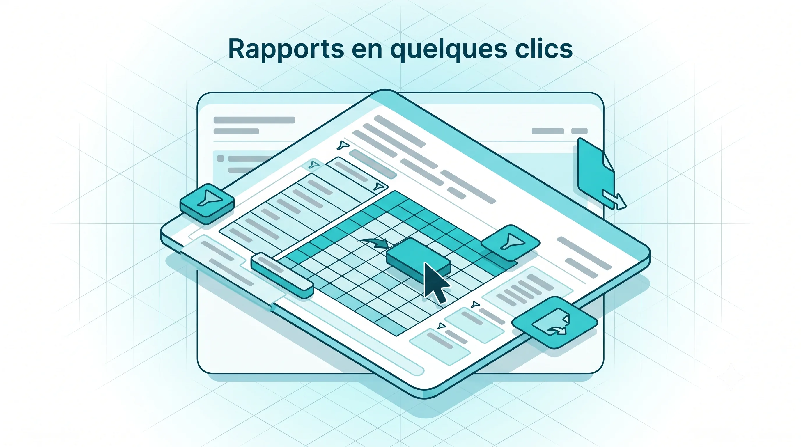 Vos rapports en quelques clics - Service 9000 Générateur de rapports Service 9000 en quelques clics : tableau croisé dynamique par glisser-déposer, sans dépendre d'Excel